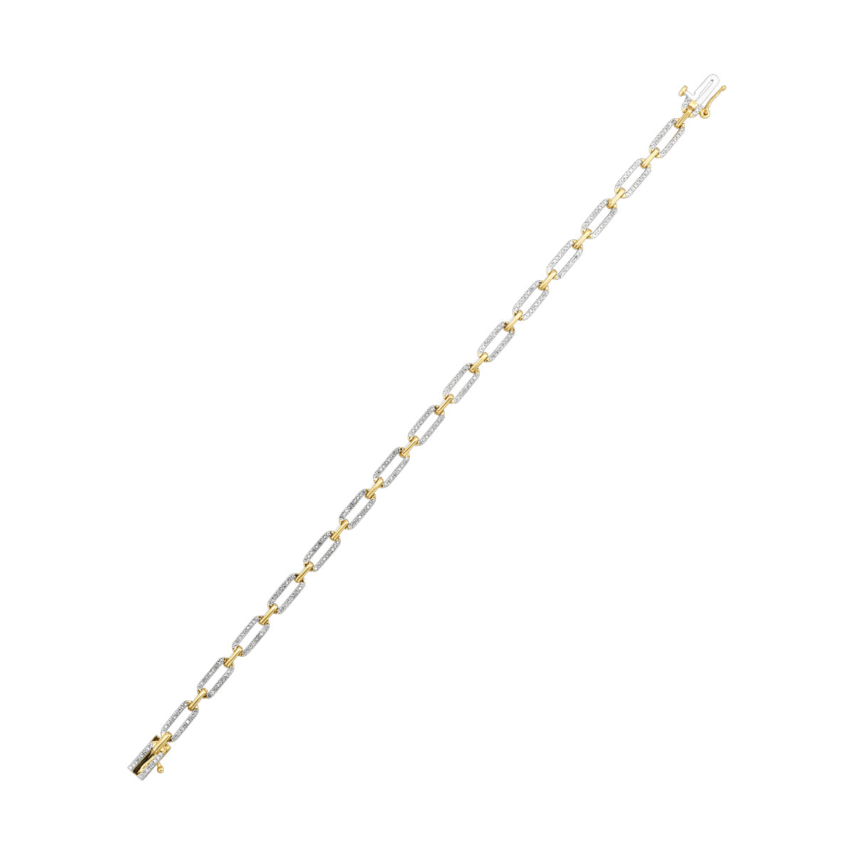 10K Yellow Gold Diamond 1/2CTW Bracelet