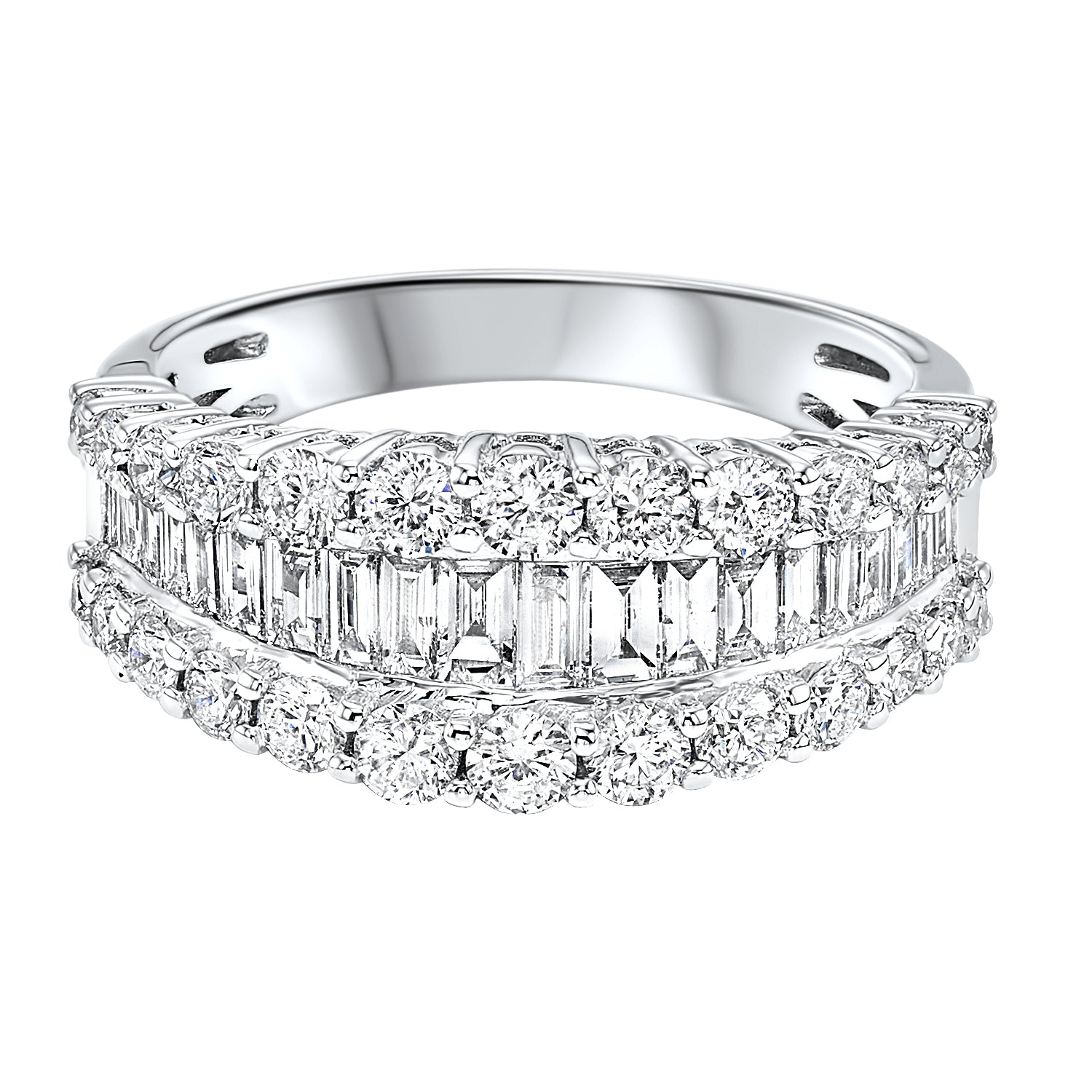 14K White Gold Diamond 1 1/2CTW Ring