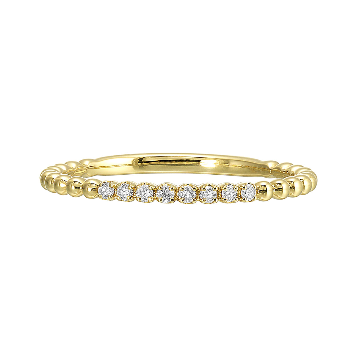 14K Yellow Gold Diamond 1/20CTW Ring